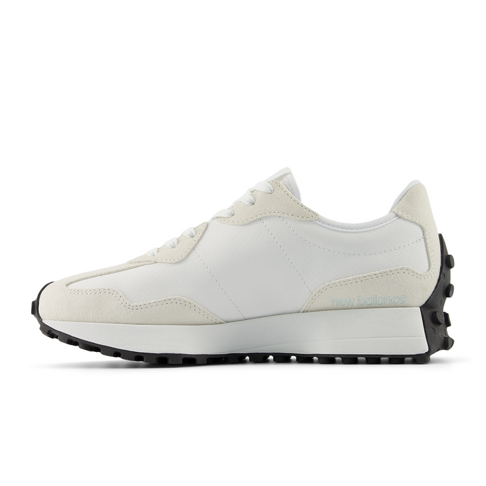 New Balance 327 Running Shoe (Women) - White/Glint Blue Athletic - Casual - Lace Up - The Heel Shoe Fitters