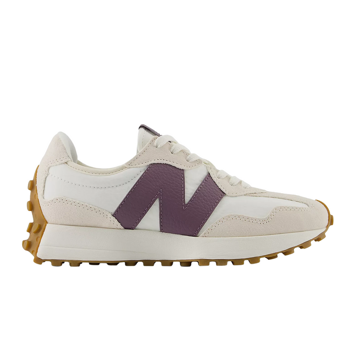 New Balance 327 Sneaker (Women) - Linen/Sea Salt/Dark Ice Wine Athletic - Casual - Lace Up - The Heel Shoe Fitters