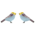 925 Sterling Silver Colored Bird Stud Earrings For Women Beautiful Jewelry
