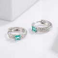 925 sterling silver daily versatile platinum plated earrings jewelry