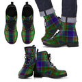 Adam Tartan Leather Boots Footwear Shoes