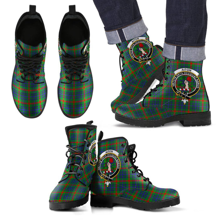 Aiton Leather Boots Footwear Shoes