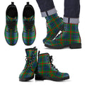 Aiton Tartan Leather Boots Footwear Shoes