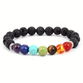 Alloy Jewelry Volcanic Stone Beaded Bracelet Stone Bracelet