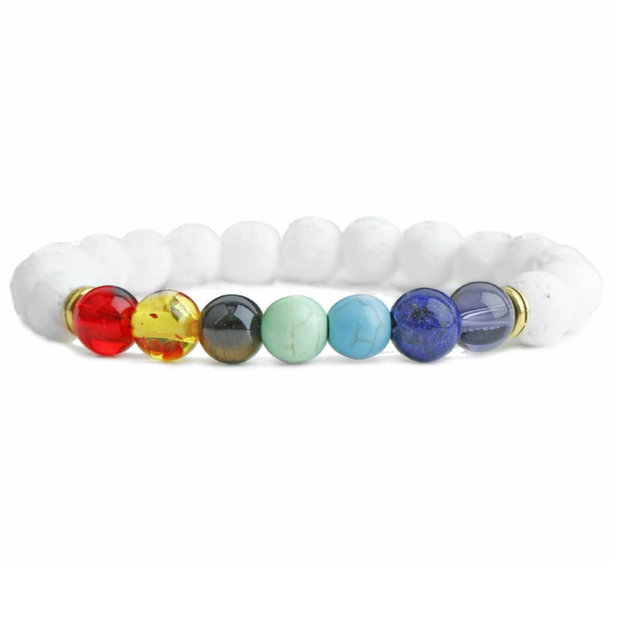 Alloy Jewelry Volcanic Stone Beaded Bracelet Stone Bracelet