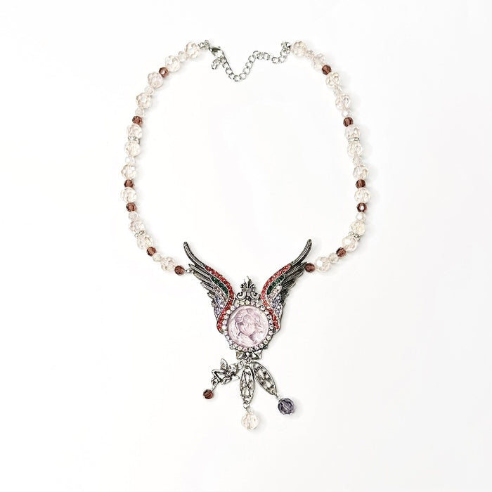 Angel Wings Magnetic Clavicle Chain Necklace
