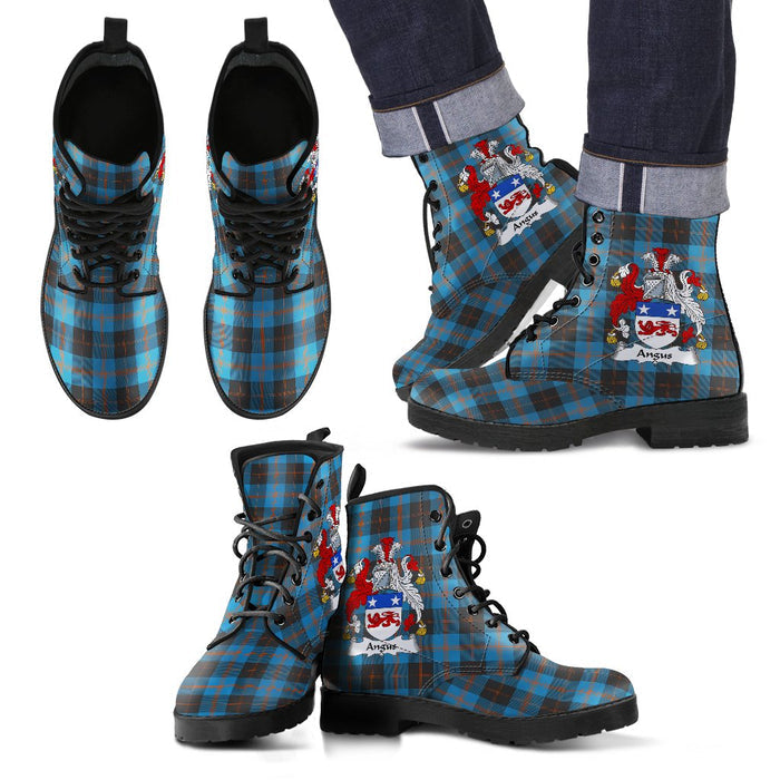 Angus Ancient Leather Boots Footwear Shoes