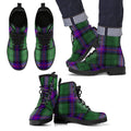 Armstrong Modern Tartan Leather Boots Footwear Shoes