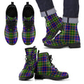 Ayrshire District Tartan Leather Boots Footwear Shoes