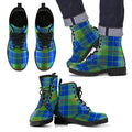 Barclay Hunting Ancient Tartan Leather Boots Footwear Shoes