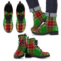 Baxter Modern Tartan Leather Boots Footwear Shoes