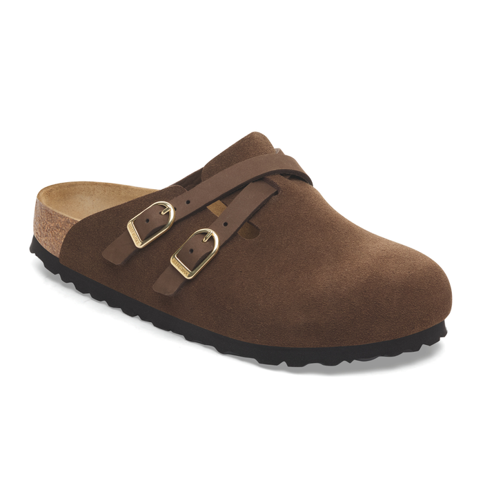 Birkenstock Blair Clog (Women) - Carafe Suede Dress-Casual - Clogs & Mules - The Heel Shoe Fitters