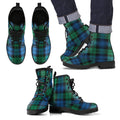 Blackwatch Ancient Tartan Leather Boots Footwear Shoes