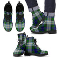 Blackwatch Dress Modern Tartan Leather Boots Footwear Shoes