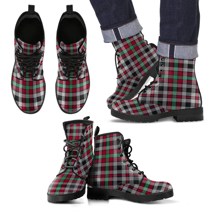 Borthwick Ancient Tartan Leather Boots Footwear Shoes