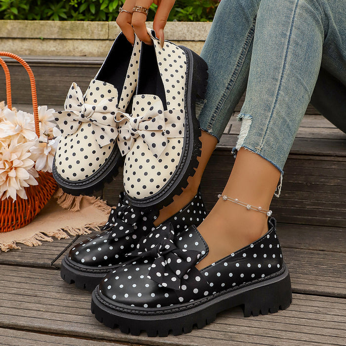 Bow low top single shoe