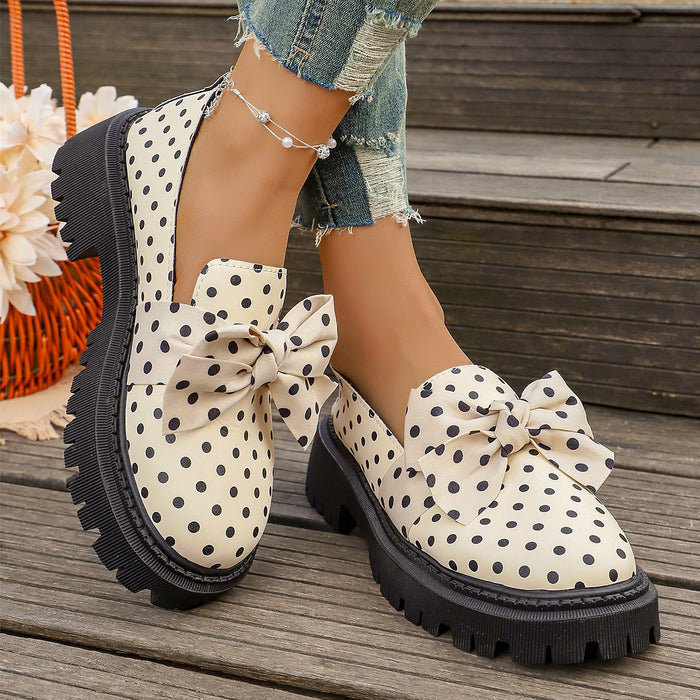 Bow low top single shoe