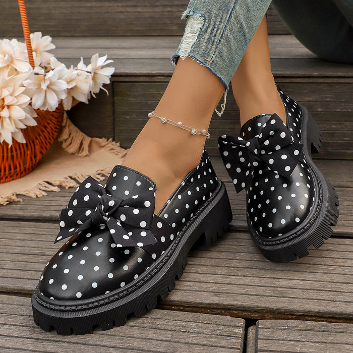 Bow low top single shoe