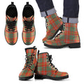 Bruce Ancient Tartan Leather Boots Footwear Shoes
