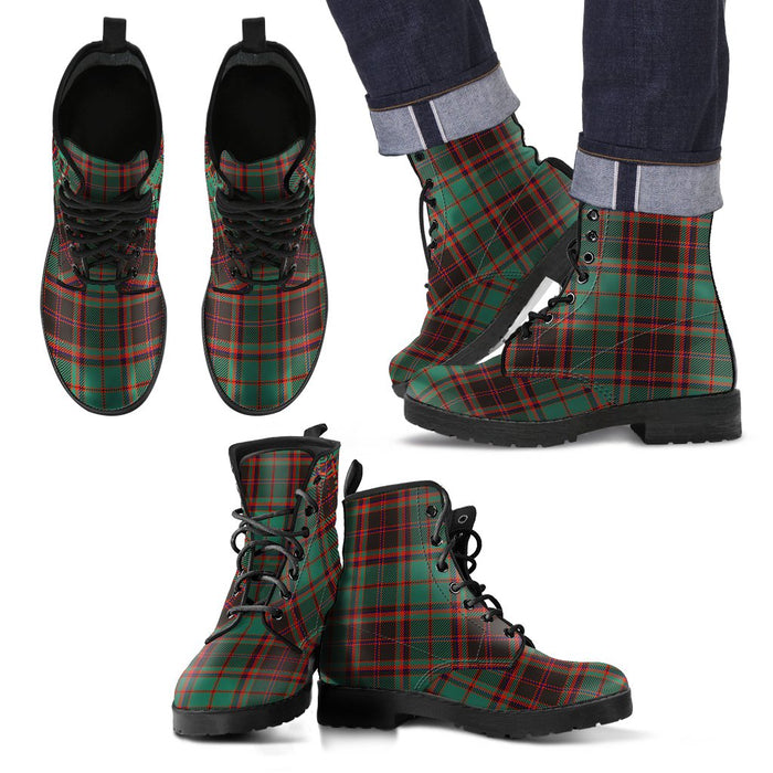 Buchan Ancient Tartan Leather Boots Footwear Shoes