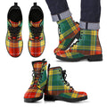 Buchanan Old Sett Tartan Leather Boots Footwear Shoes