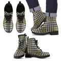 Burns Check Tartan Leather Boots Footwear Shoes