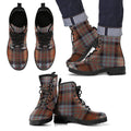 Cameron of Erracht Weathered Tartan Leather Boots Footwear Shoes