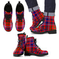 Cameron of Lochiel Modern Tartan Leather Boots Footwear Shoes