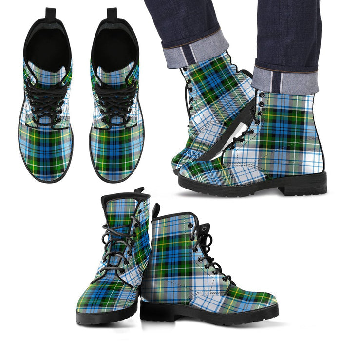 Campbell Dress Tartan Leather Boots Footwear Shoes
