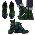 Campbell of Breadalbane Modern Tartan Leather Boots Footwear Shoes
