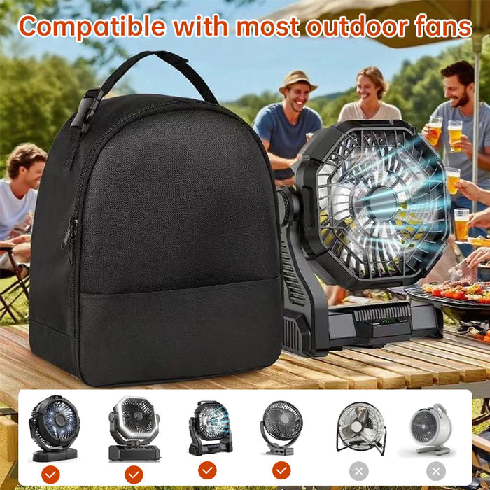 Camping Fan Carry Bag, Portable Fan Storage Pouch, Outdoor Fan Protector Cover