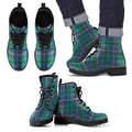 Carmichael Ancient  Tartan Leather Boots Footwear Shoes