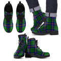 Carmichael Modern Tartan Leather Boots Footwear Shoes