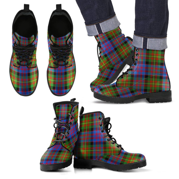 Carnegie Ancient  Tartan Leather Boots Footwear Shoes