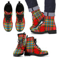 Chattan Tartan Leather Boots Footwear Shoes
