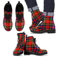 Christie Tartan Leather Boots Footwear Shoes