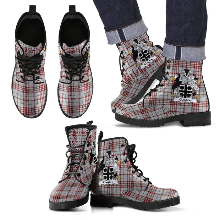 Clayton Leather Boots Footwear Shoes