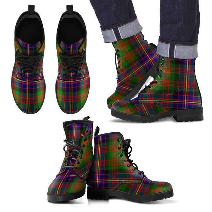 Cochrane Modern Tartan Leather Boots Footwear Shoes