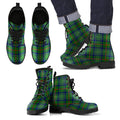 Cranstoun Tartan Leather Boots Footwear Shoes
