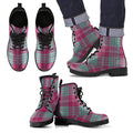 Crawford Ancient Tartan Leather Boots Footwear Shoes