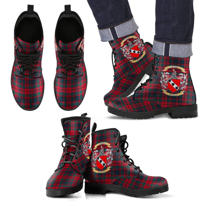 Crook Modern Leather Boots Footwear Shoes