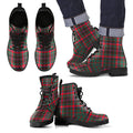 Cumming Hunting Modern Tartan Leather Boots Footwear Shoes