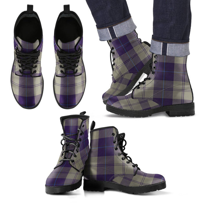 Cunningham Dress Blue Dancers Tartan Leather Boots Footwear Shoes