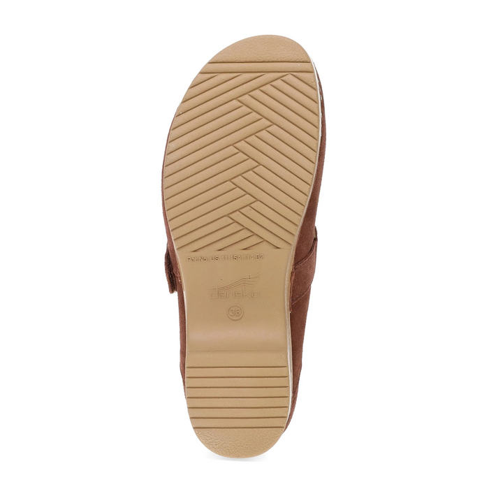 Dansko Branson Clog (Women) - Mahogany Suede Dress-Casual - Clogs & Mules - The Heel Shoe Fitters