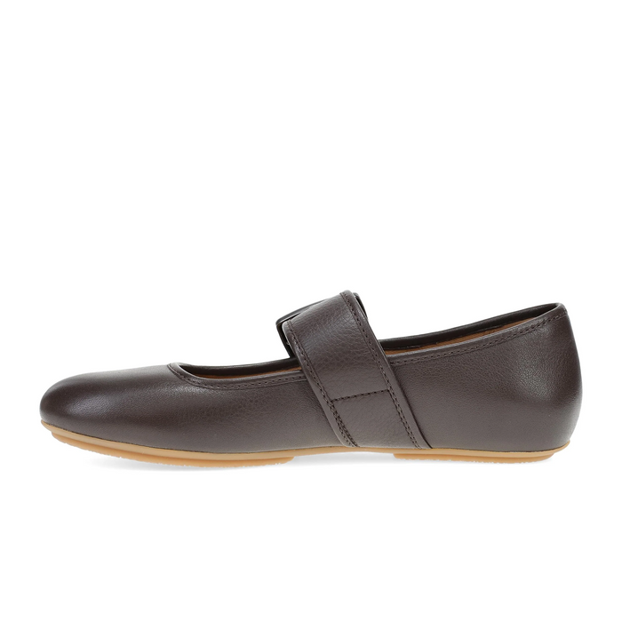 Dansko Matilda Mary Jane (Women) - Chocolate Dress-Casual - Flat - The Heel Shoe Fitters