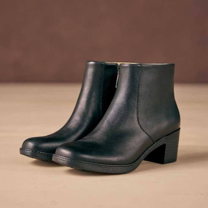Dansko Meryll Heeled Boot (Women) - Black Boots - Casual - Low - The Heel Shoe Fitters