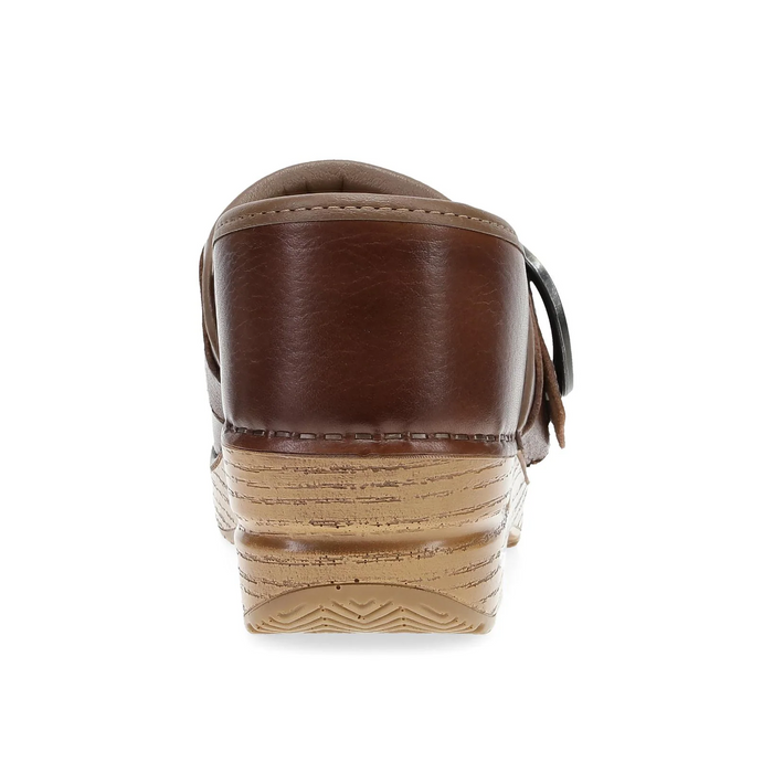 Dansko Pearson Clog (Women) - Brown Waxy Milled Dress-Casual - Clogs & Mules - The Heel Shoe Fitters