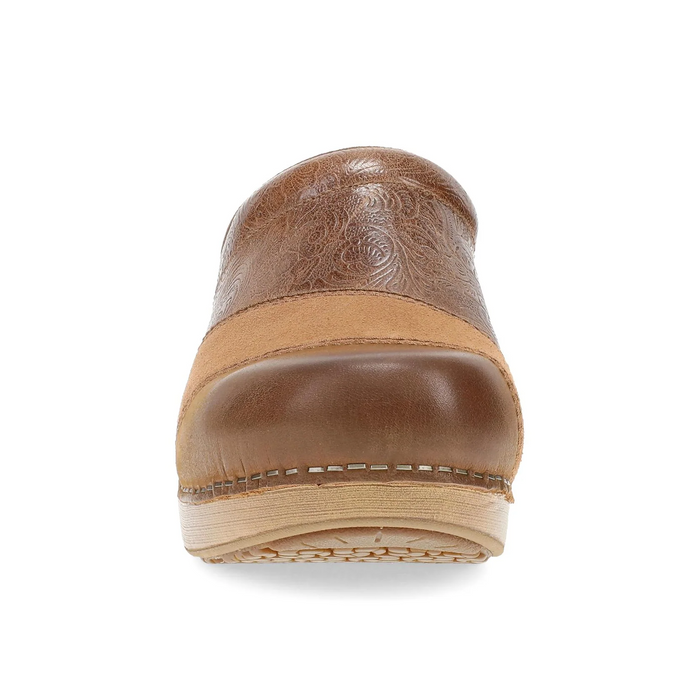 Dansko Zinnia Clog (Women) - Tan Multi Dress-Casual - Clogs & Mules - The Heel Shoe Fitters