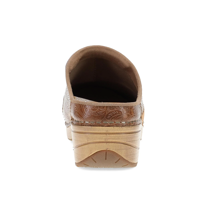 Dansko Zinnia Clog (Women) - Tan Multi Dress-Casual - Clogs & Mules - The Heel Shoe Fitters
