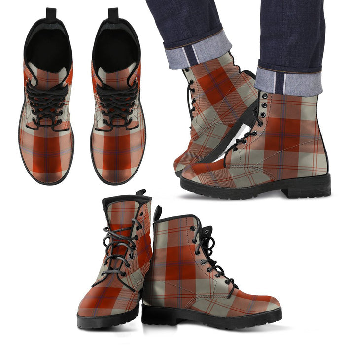 Davidson Dress Dancers Tartan Leather Boots Footwear Shoes